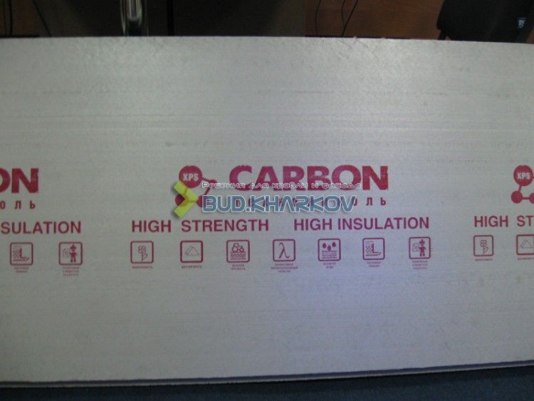 Теплоізоляція "CARBON" Техноніколь 20 мм