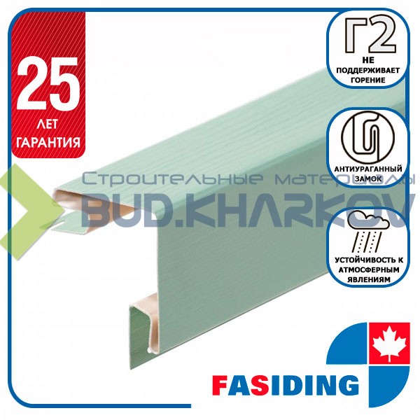 Планка FaSiding "Зовнішній кут" "Папороть" Т-12. 3.05м