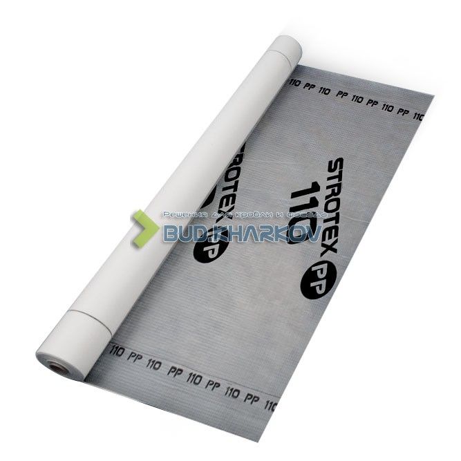 Гідроізоляційна плівка Strotex 110 PP (прозора армована)