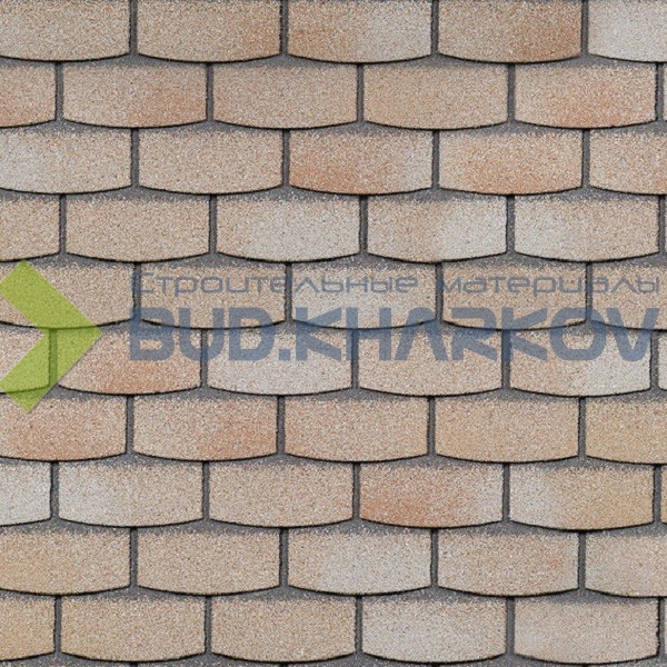 Фасадна плитка Техноніколь Hauberk, Камінь, колір Травертин